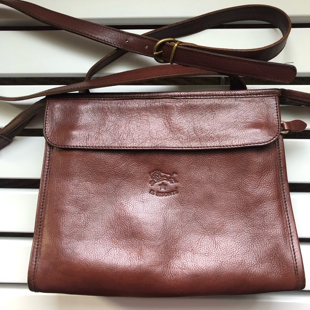 Il Bisonte shoulder/crossbody bag by designer Di Filippo excellent condition